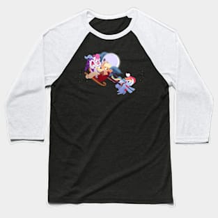 Rainbow Dashing Thru the Snow! Baseball T-Shirt